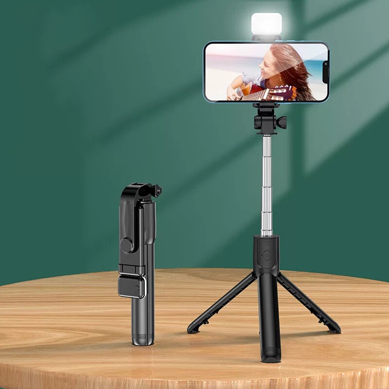 Bluetooth Wireless Selfie Stick Mini Tripod Monopod Remote